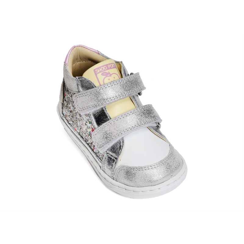 BOUBA EASY CONNECT Argent, Chaussures à Scratch Shoopom