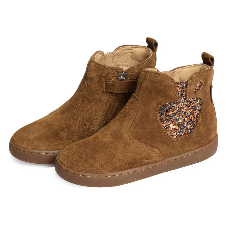 PLAY NEW APPLE Camel, Chelsea boots Shoopom