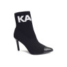 PANDARA KNIT Noir, Bottines Karl lagerfeld