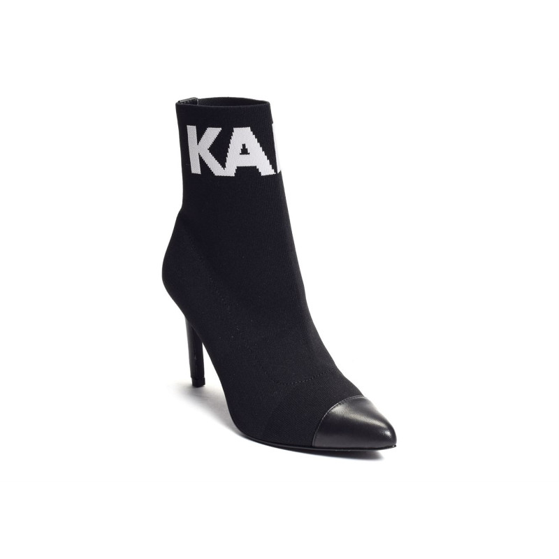 PANDARA KNIT Noir, Bottines Karl lagerfeld