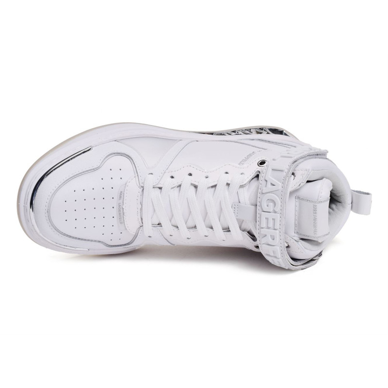 ELEKTRA LAY UP HI Blanc, Baskets montantes Karl Lagerfeld