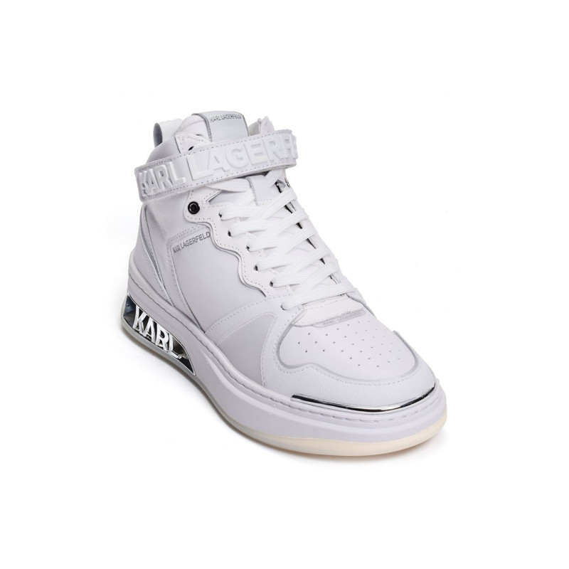 ELEKTRA LAY UP HI Blanc, Baskets montantes Karl Lagerfeld
