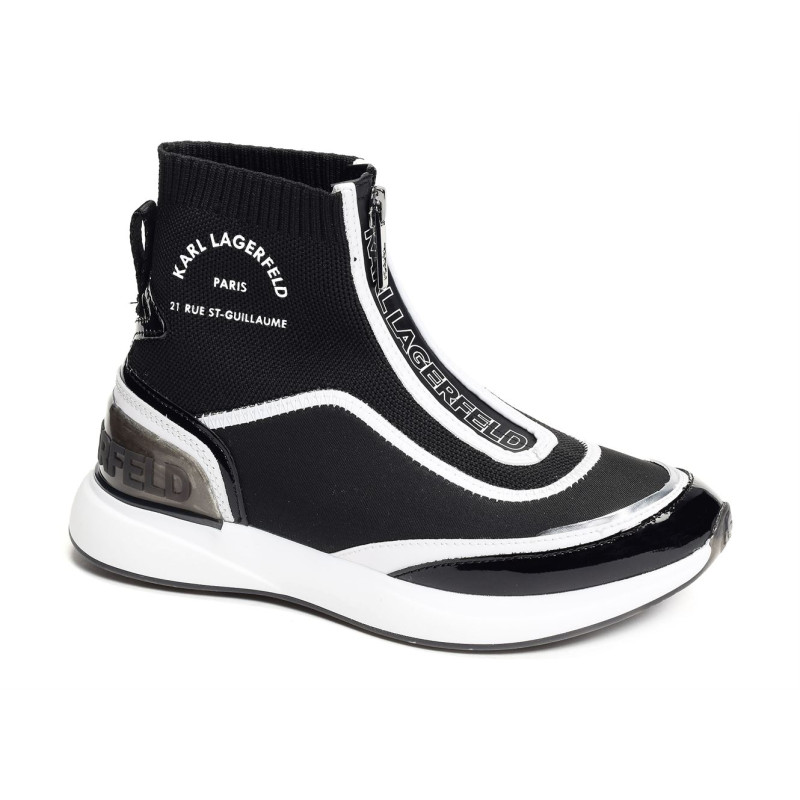 FINESSE ZIP BOOT Noir, Baskets montantes Karl lagerfeld