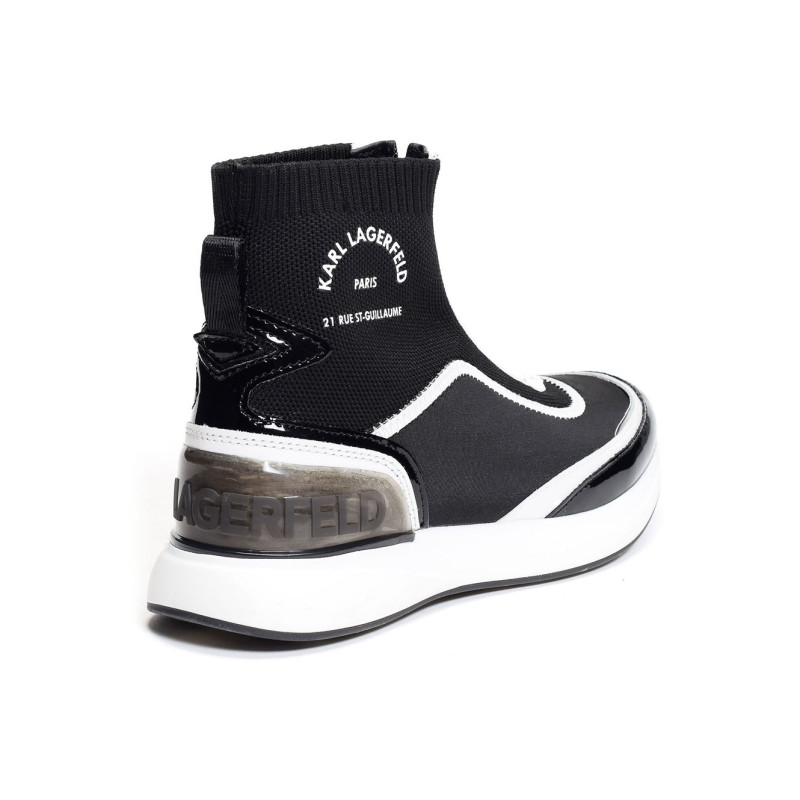 FINESSE ZIP BOOT Noir, Baskets montantes Karl lagerfeld