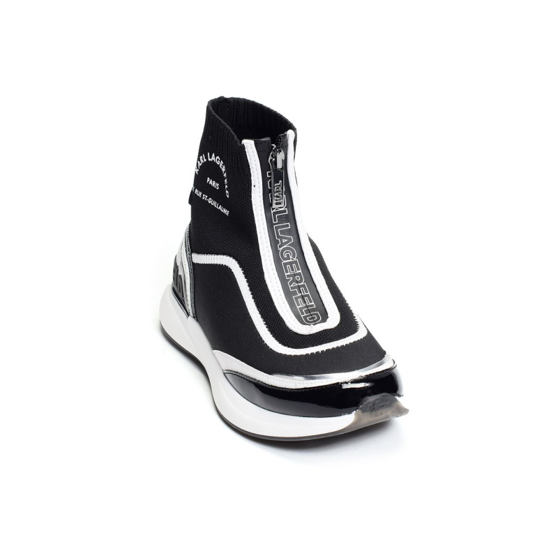 FINESSE ZIP BOOT Noir, Baskets montantes Karl lagerfeld