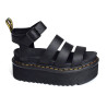 BLAIRE QUAD Noir, Nu-Pieds à plateforme Doc martens