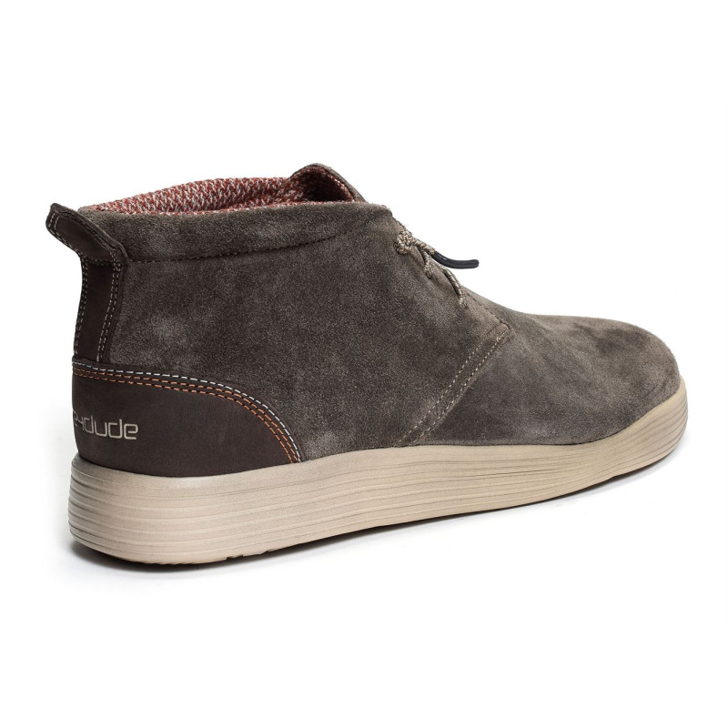 JO SUEDE Gris, Boots HeyDude