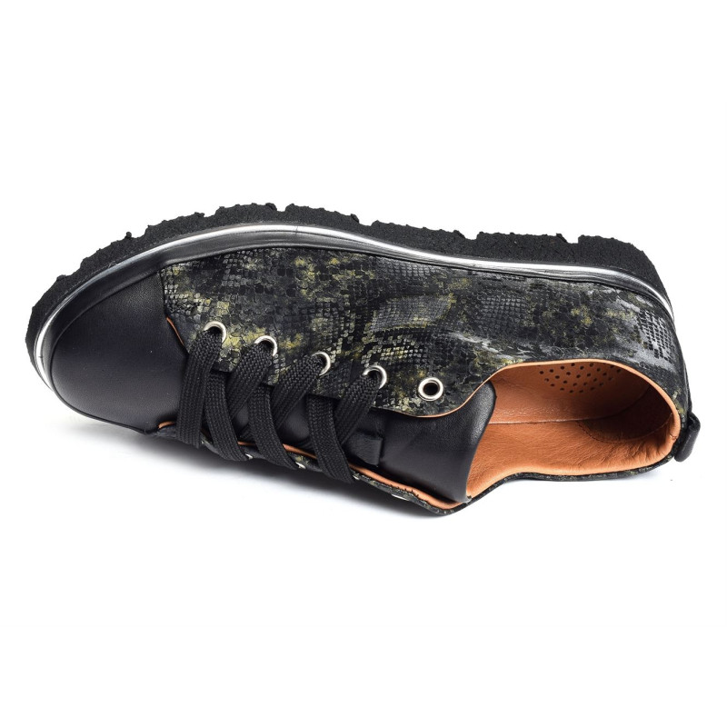 DOVAN Noir Kaki, Sneakers basses K.Mary