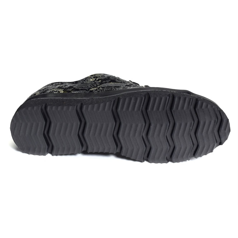 DOVAN Noir Kaki, Sneakers basses K.Mary