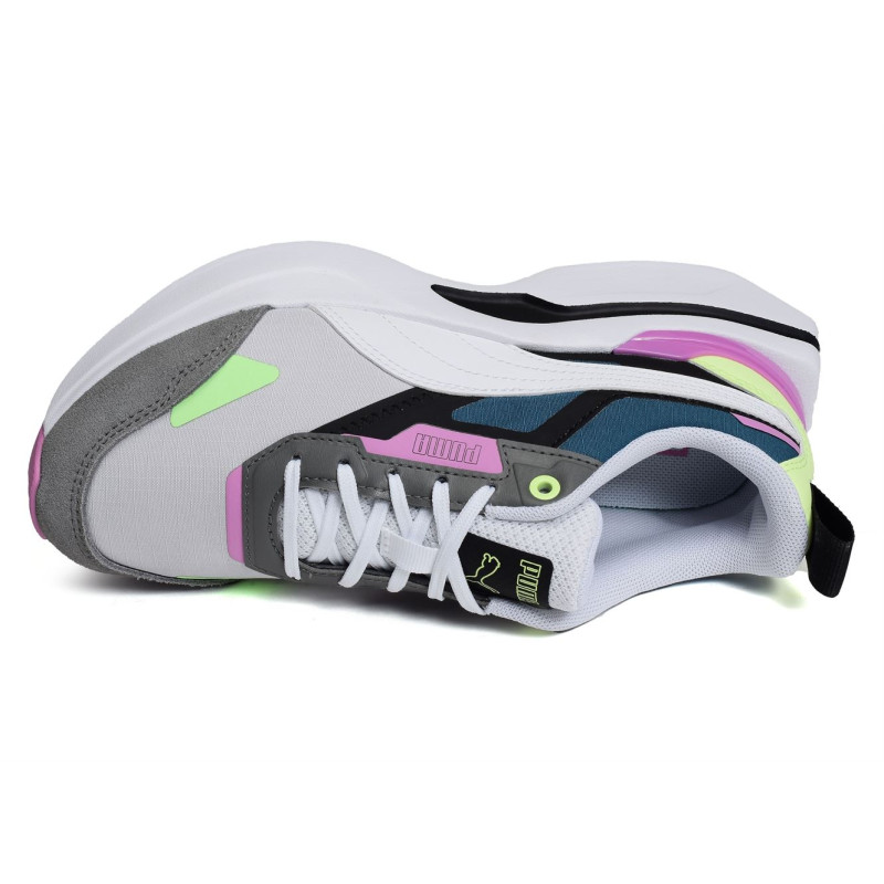 KOSMO RIDER WN Blanc Multicolore, Baskets running Puma