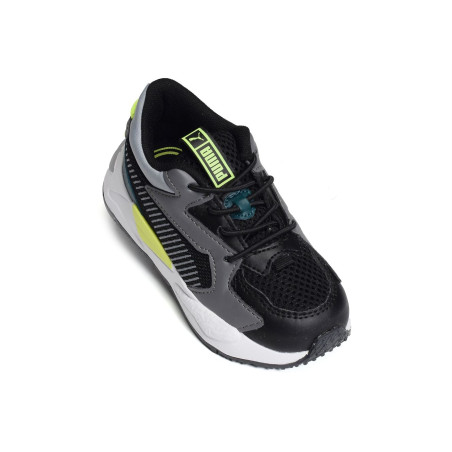 RS INF Noir Gris, Baskets running Puma