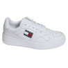 TOMMY JEANS RETRO BASKET WMN 1723 Blanc, Sneakers basses Tommy Hilfiger