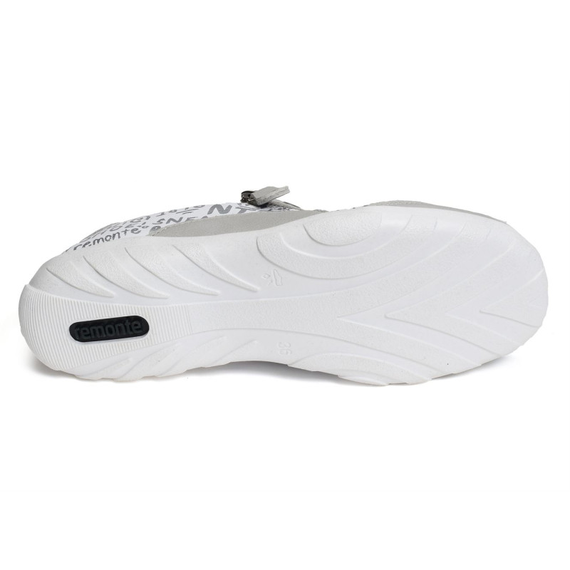 R3403 Blanc Argent, Sneakers basses Remonte