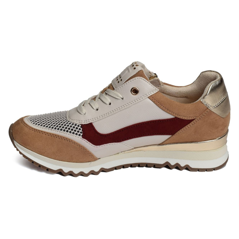 23730 Beige Rouge, Sneakers basses Marco tozzi