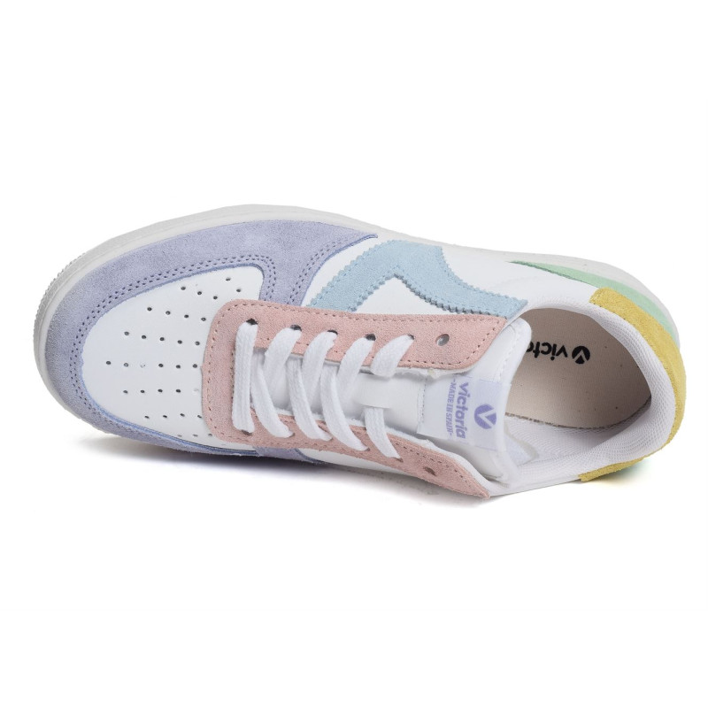 1258214 Blanc Multicolore, Sneakers basses Victoria