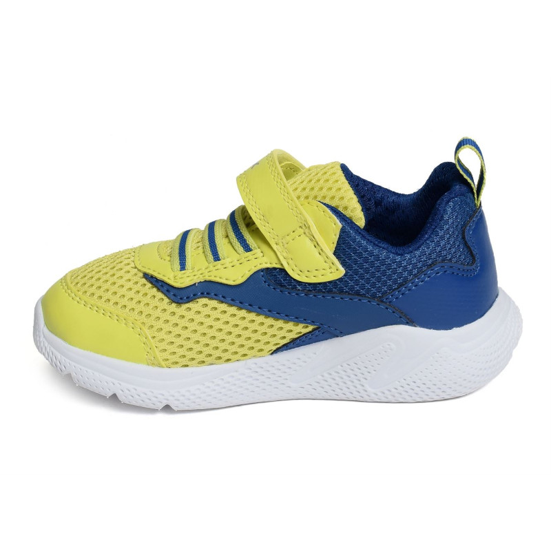 J SPRINTYE BC Bleu Jaune, Sneakers basses Geox