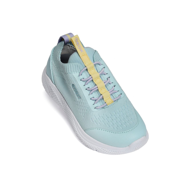 J SPRINTYE GB Bleu Ciel, Baskets running Geox