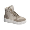 1446602 Blanc, Baskets montantes Mustang