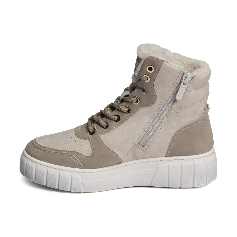 1446602 Blanc, Baskets montantes Mustang