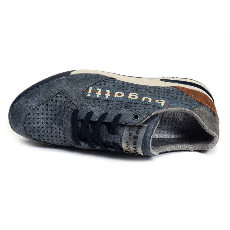 TREVOR A3801 Bleu, Sneakers basses Bugatti