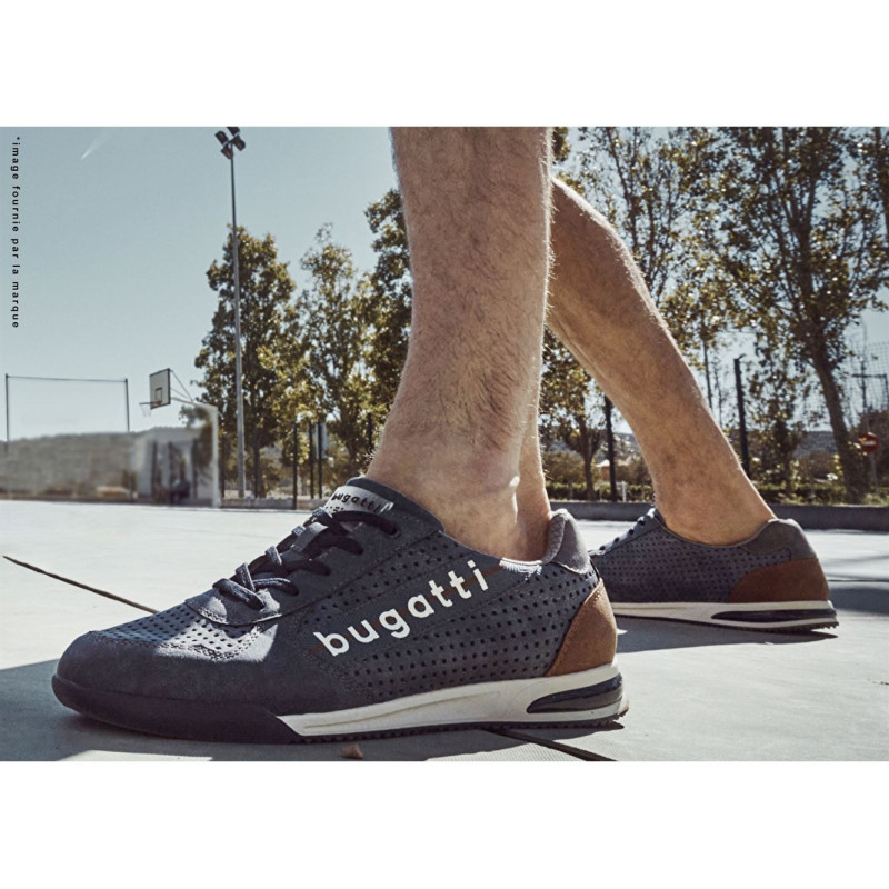TREVOR A3801 Bleu, Sneakers basses Bugatti