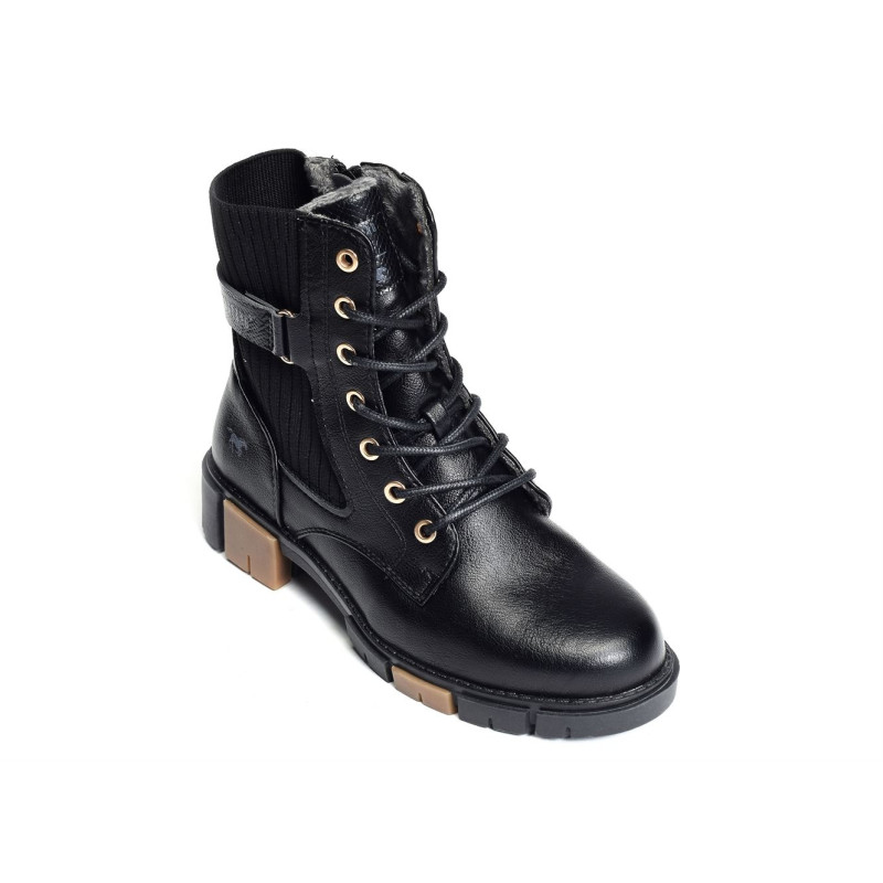 1443502 Noir, Boots Mustang