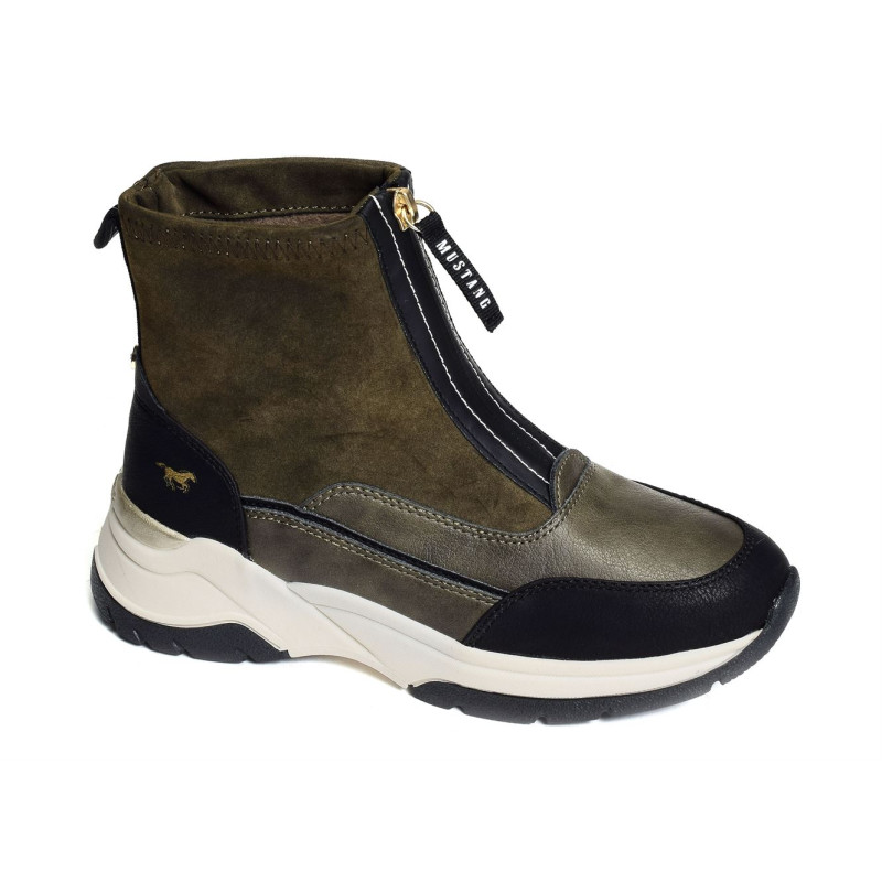 1438501 Kaki, Baskets montantes Mustang