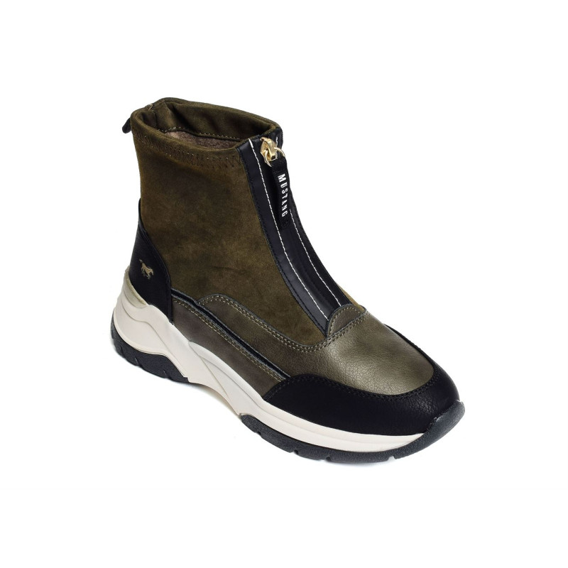 1438501 Kaki, Baskets montantes Mustang