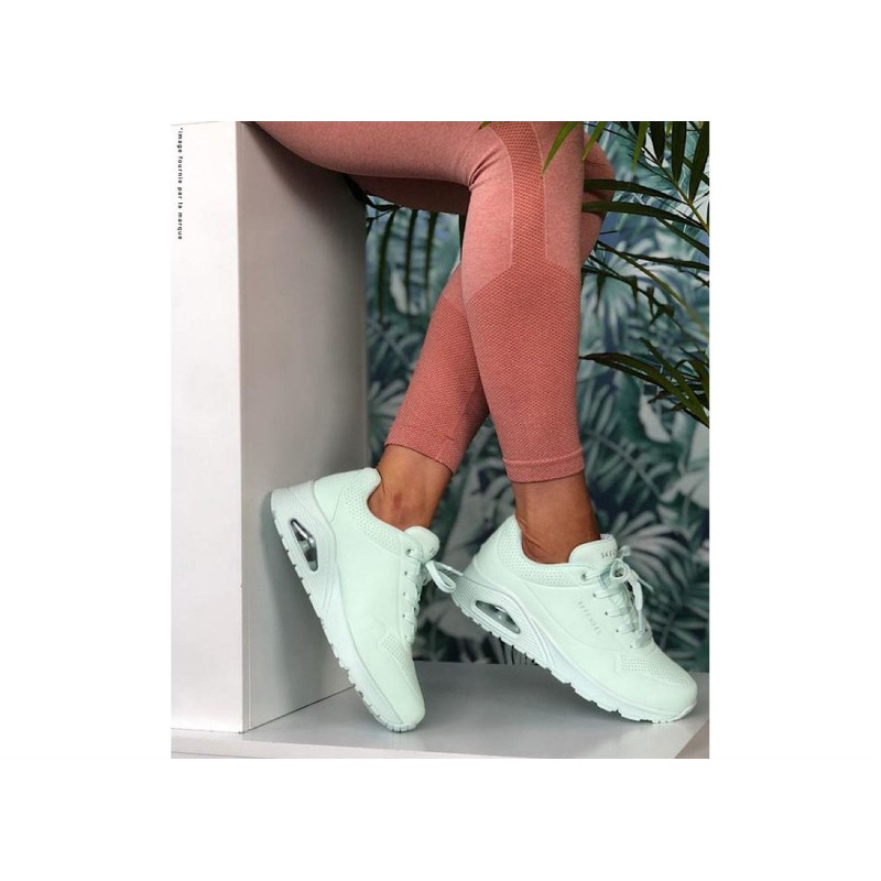UNO FROSTY KICKS Vert Eau, Sneakers basses Skechers