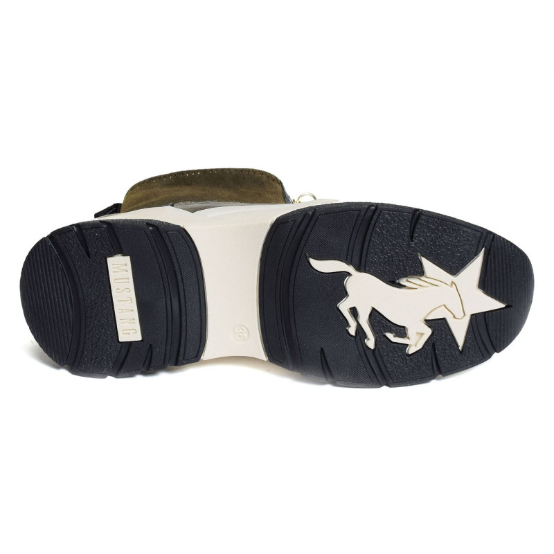 1438501 Kaki, Baskets montantes Mustang