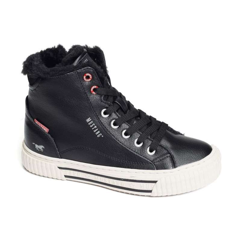 1442601 Noir, Baskets montantes Mustang