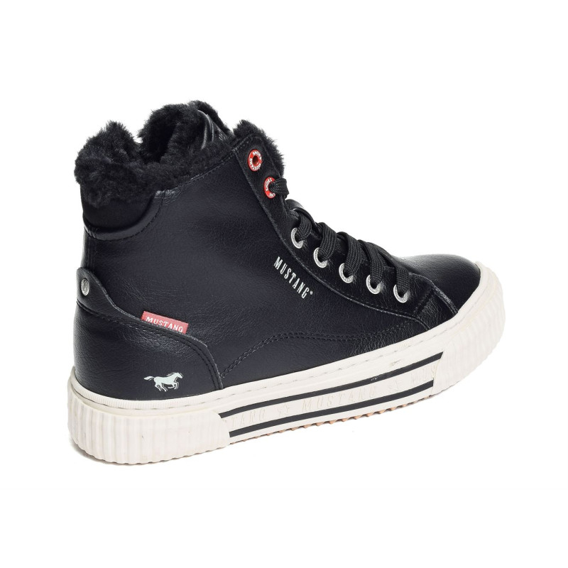 1442601 Noir, Baskets montantes Mustang