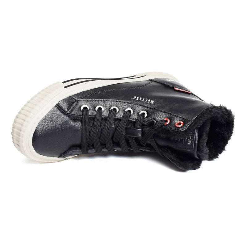 1442601 Noir, Baskets montantes Mustang