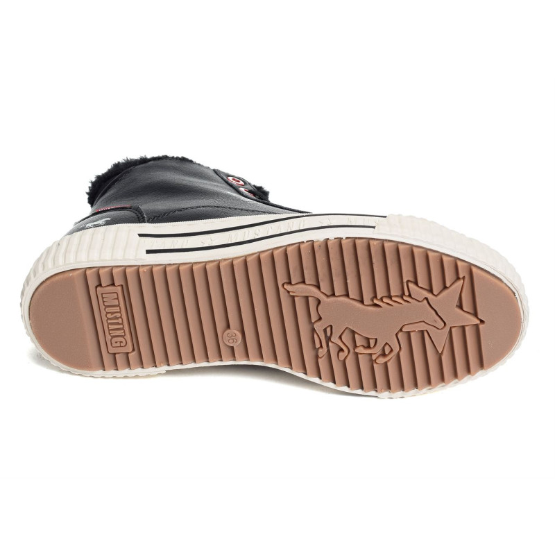 1442601 Noir, Baskets montantes Mustang