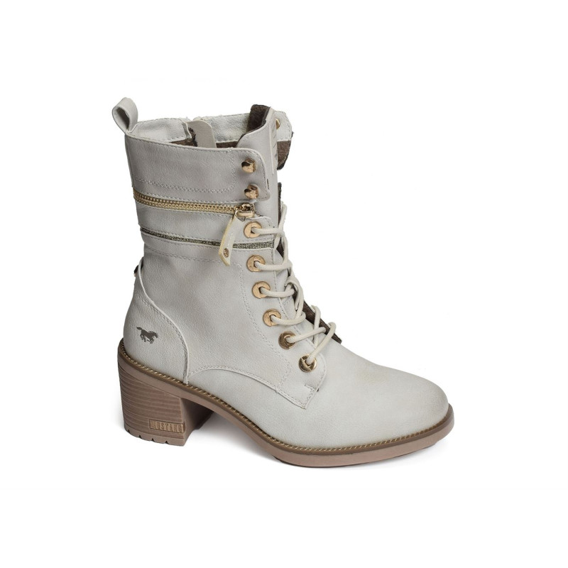 1441503 Blanc, Boots Mustang