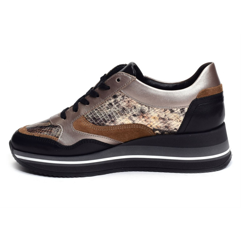 OLIIMPIA Noir Bronze, Sneakers basses Mephisto