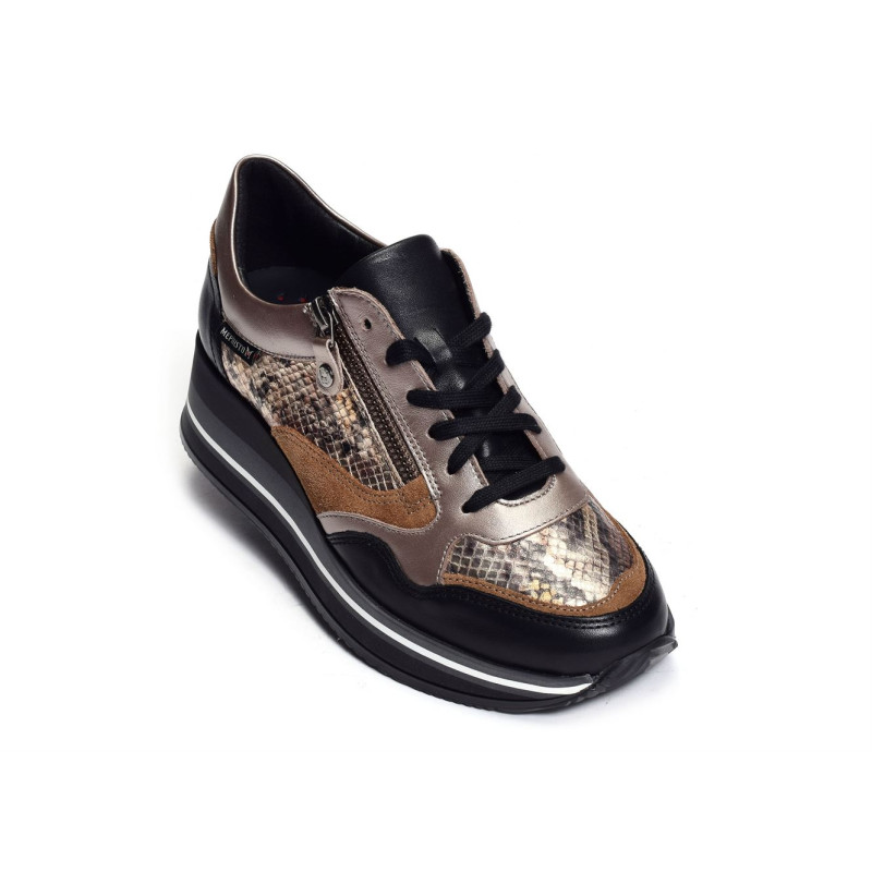 OLIIMPIA Noir Bronze, Sneakers basses Mephisto