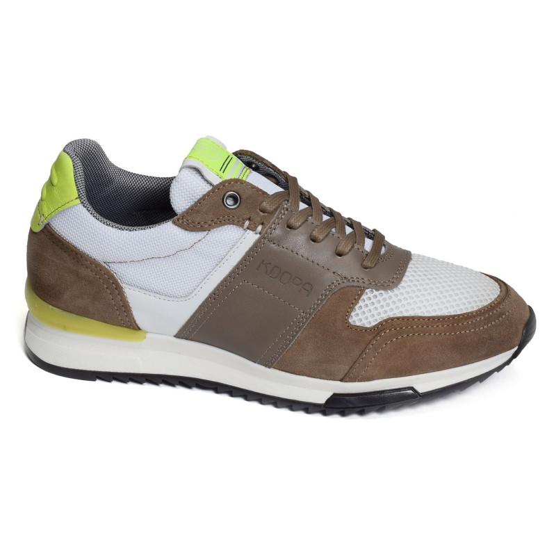 GREGOR Blanc Marron, Baskets running Kdopa