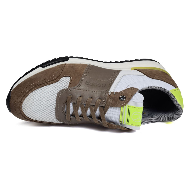 GREGOR Blanc Marron, Baskets running Kdopa