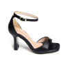 SUETA Noir, Nu-Pieds à talon Unisa