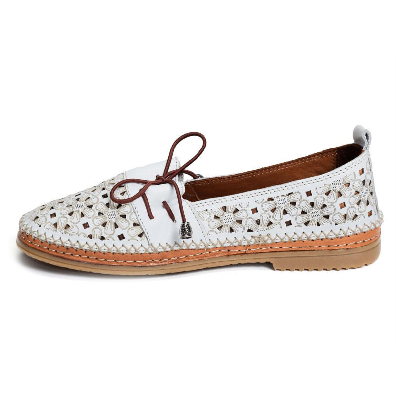 MAYOL Blanc, Ballerines Madory