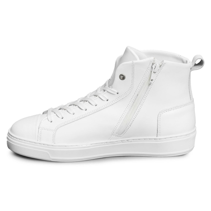 FELICE Blanc, Baskets montantes Azzaro