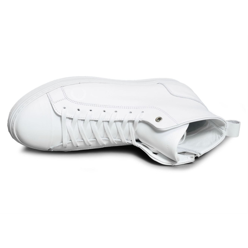 FELICE Blanc, Baskets montantes Azzaro