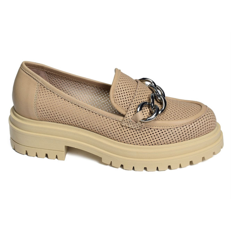 3660 Beige, Mocassins Napoleoni