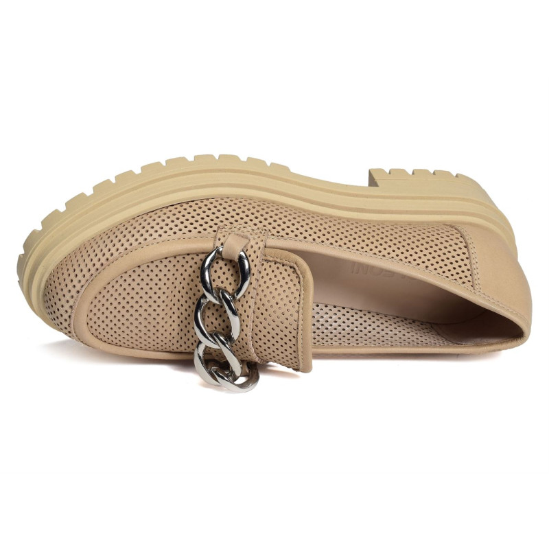 3660 Beige, Mocassins Napoleoni