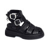 A68002 Noir, Nu-Pieds à plateforme As98