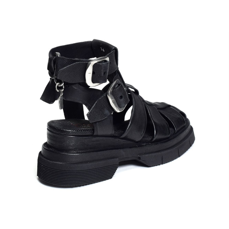 A68002 Noir, Nu-Pieds à plateforme As98