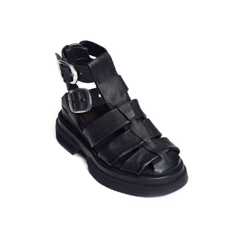 A68002 Noir, Nu-Pieds à plateforme As98
