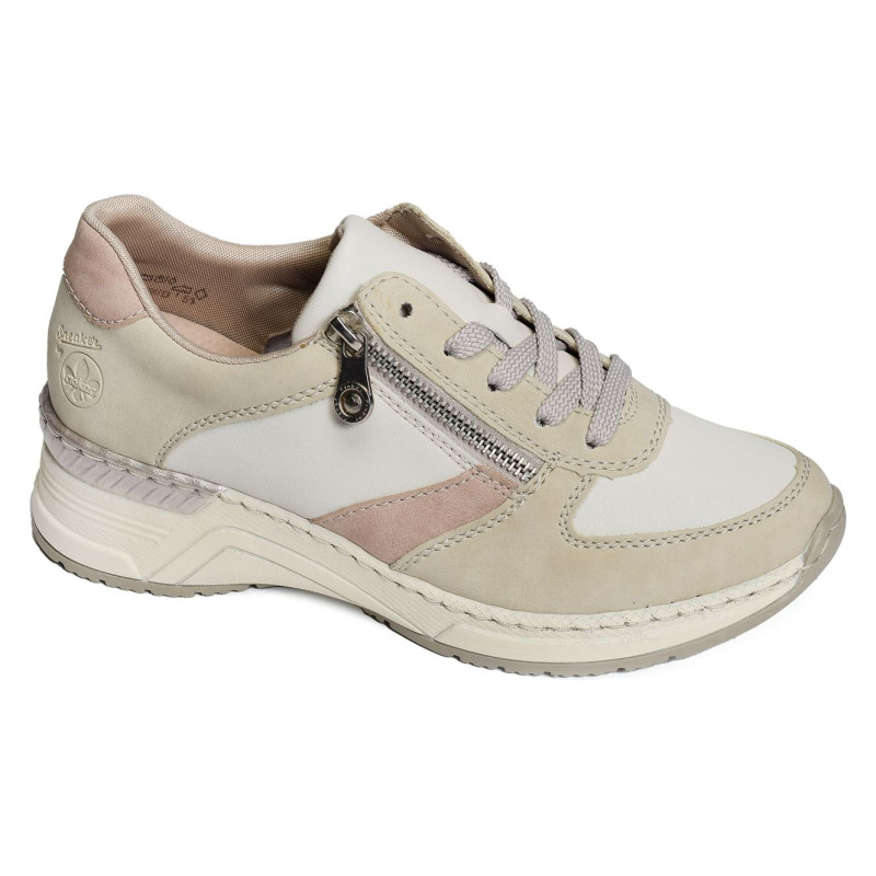 N4307 Beige, Sneakers basses Rieker