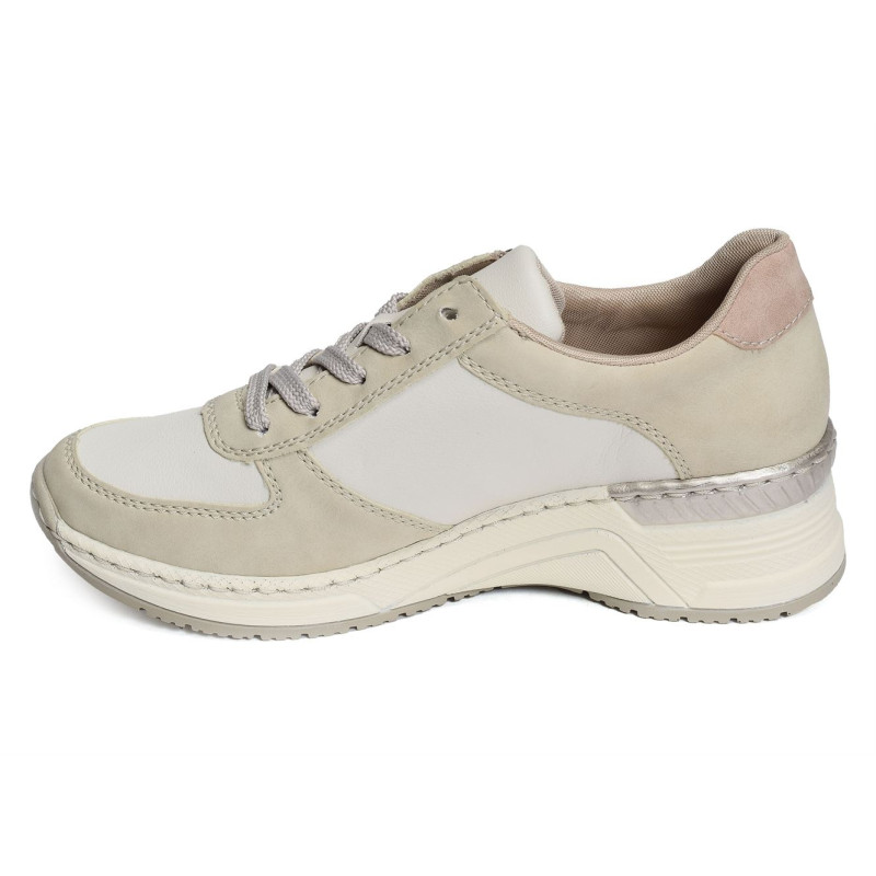 N4307 Beige, Sneakers basses Rieker